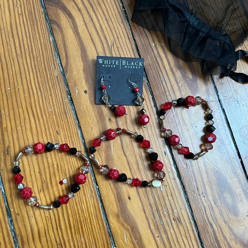 Vintage earrings and bracelets